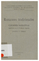 Romances tradicionales y canciones narrativas existentes en  ...